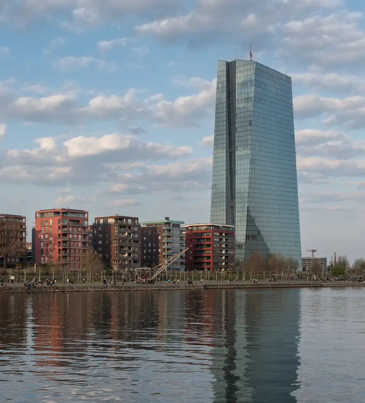 Stadtansicht von Frankfurt-Ostend