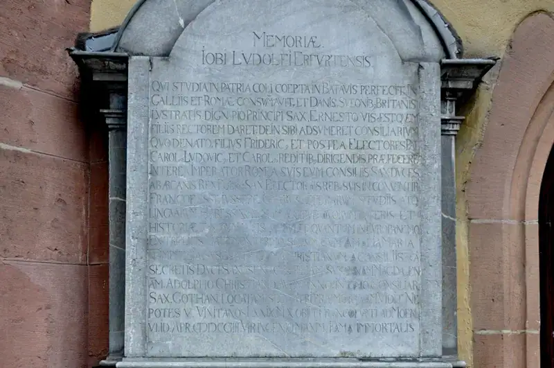 Hauptwache / Katharinenkirche – Epitaph Hiob Ludolf Zu Erfurt