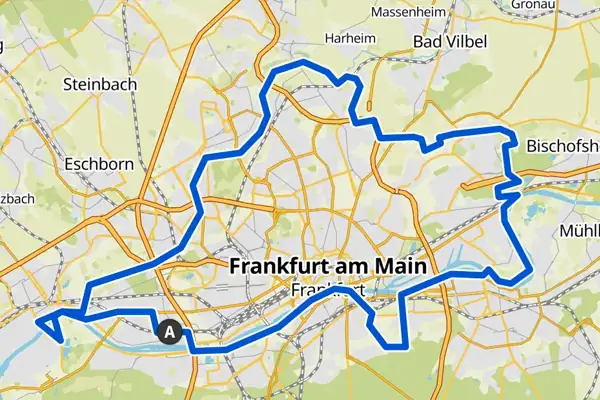 Radtouren rund um Frankfurt – Komoot Radtour