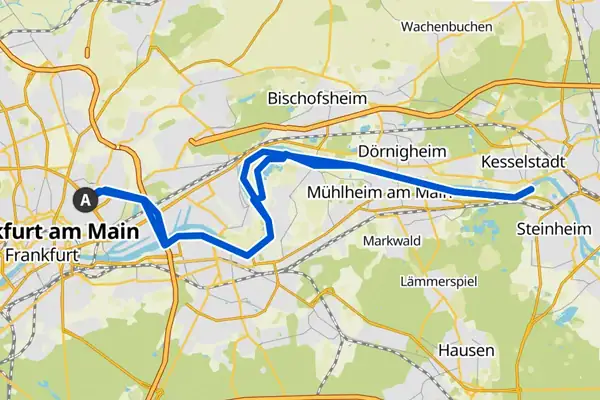 Radtouren rund um Frankfurt – Komoot Radtour