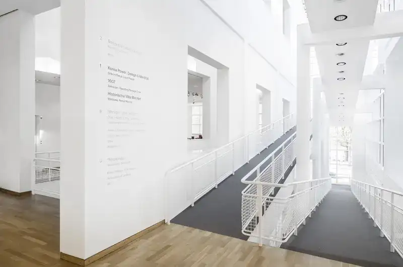 Museum Angewandte Kunst – Innenansicht Rampe
